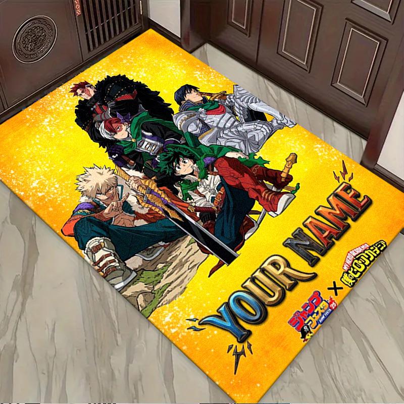 Name Custom My Hero Academia Carpet Rug for Living Room Bedroom Home Sofa Decoration,Kids Play Non-slip Floor Mat