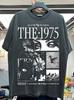The 1975 Band Tour Grafisk Kortärmad Svart Färg Unisex T-shirt Herr Dam Unisex T-shirt