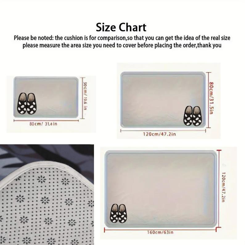 Retro Pebble Welcome Door Pad Stone Pattern Durable Non-woven Fabric Easy To Clean Indoor and Outdoor Floor Carpet