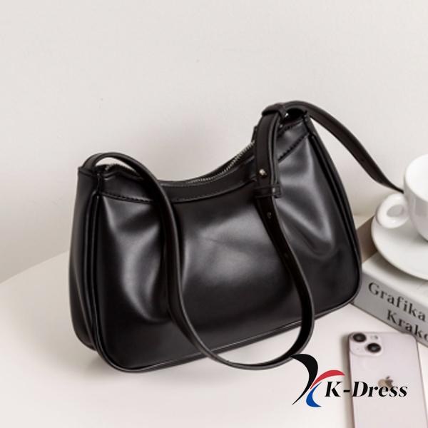Simply Shirring Tote Shoulder Bag (2 Colors)