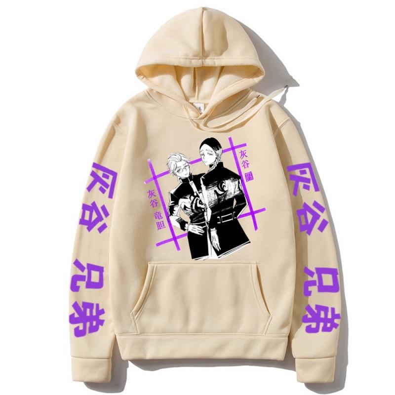 Tokyo Revengers Japan Anime Men's Hoodies Haitani Ran And Haitani Rindō Graphic Printed Hooded Long Sleeves Casual Sweatshirts