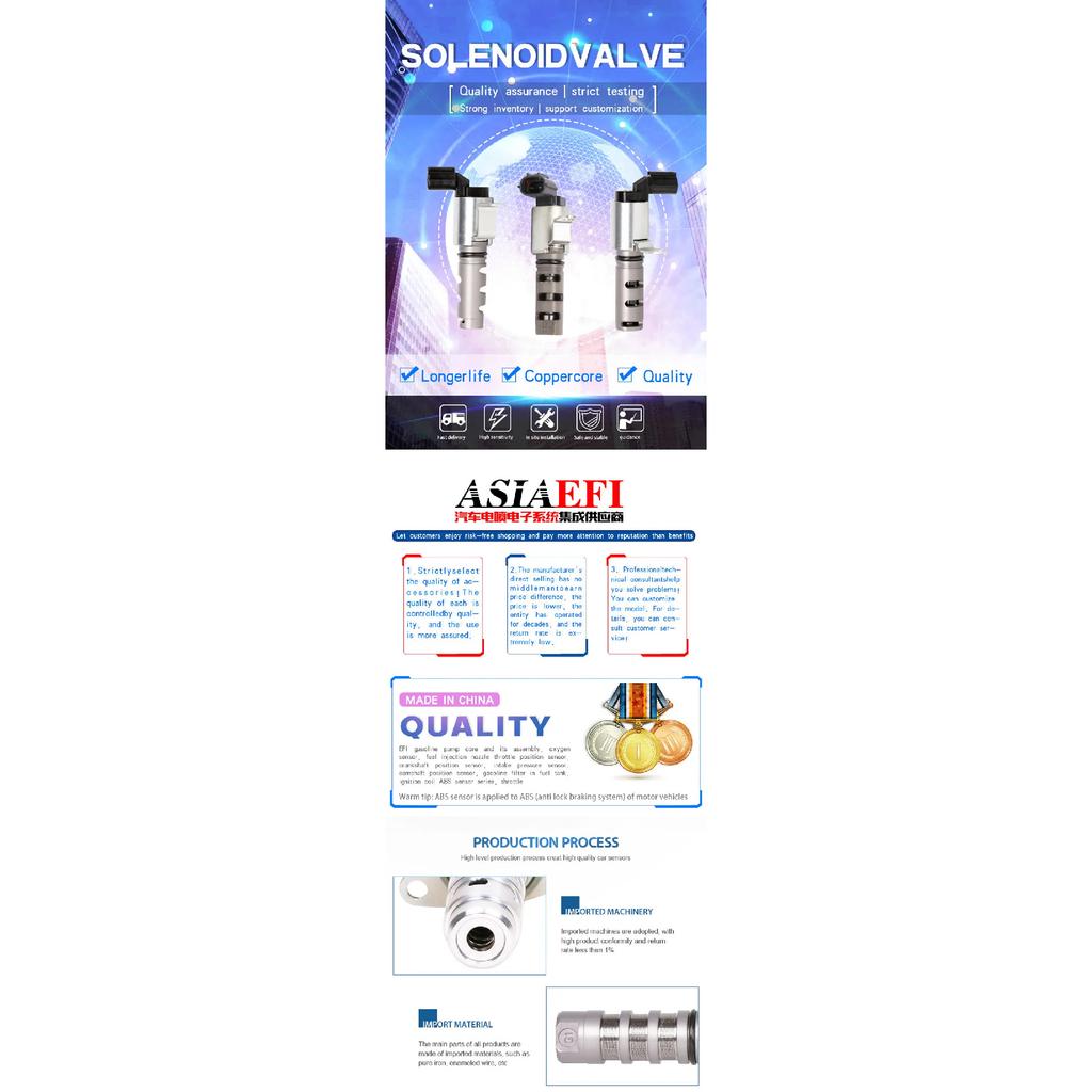 high quality 15330-46010 Camshaft Timing Oil Control Valve VVT Solenoid For Lexus GS300 IS300 SC300 L6 3.0L 1533046010