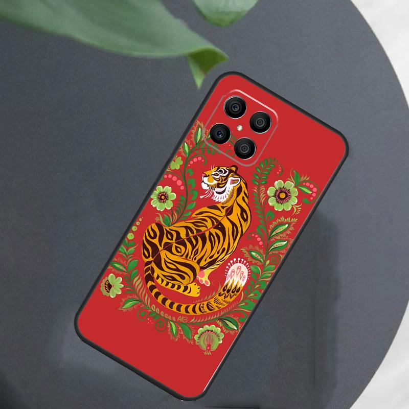 Tier Tiger Kunst Für Honor Magic 8 7 5 6 Pro Hülle Für Honor 200 400 Lite 50 70 90 X8c X8b X9a X9b X9c X9d Win