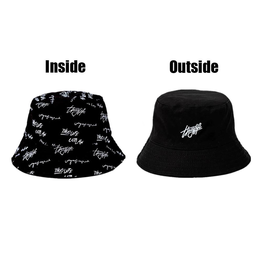 Breathable Outdoor Letters Travel Korea Hiking Fisherman Hat Sun Hat Bucket Cap Panama Hat
