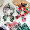 Cotton And Linen Small Square Scarf Silk Scarf Women'S Spring And Autumn New Style Artistic And Versatile Fashionable Temperament Headband Scarf