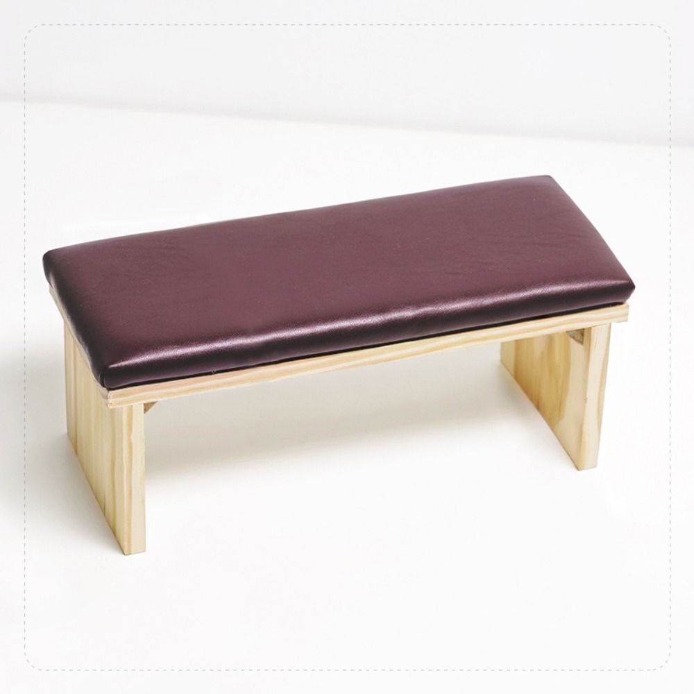 Ergonomic Manicure Hand Pillow Wood Stand Nail Art Hand Cushion Soft Nail Pillow Nail Accessories