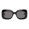 Gucci Interlocking G Logo Square Sunglasses Women Sunglasses Black GG1695S001