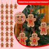 Weihnachts-Lebkuchenmann Dekoranhänger Weihnachtsbaumanhänger Weihnachts-Buchstaben-Kekse Mann
