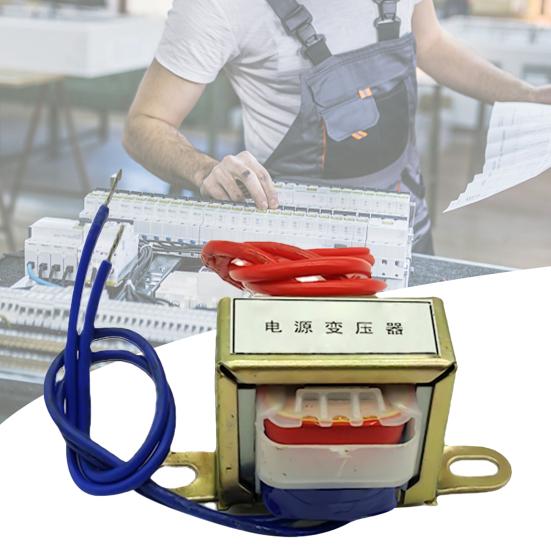 Reliable Power Transformer Widely Used Practical 6/9/12/18/24V Output Voltage 50-60Hz Low-Frequency EI Power Transformer
