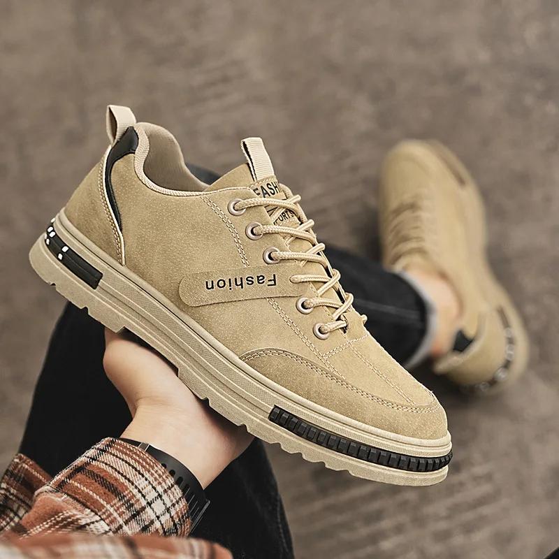 Herenschoenen Zomer Nieuwe Casual Sneakers Comfortabel Slijtvast Platte Schoenen Student Ademend Alles-match Zachte Zool Sportschoenen