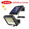 LED Solar Split Wandleuchte 3 Modi Wasserdicht Bewegungssensor Lampe Sicherheit Außen Straßenbeleuchtung Solarleuchte für Garten Wandleuchte