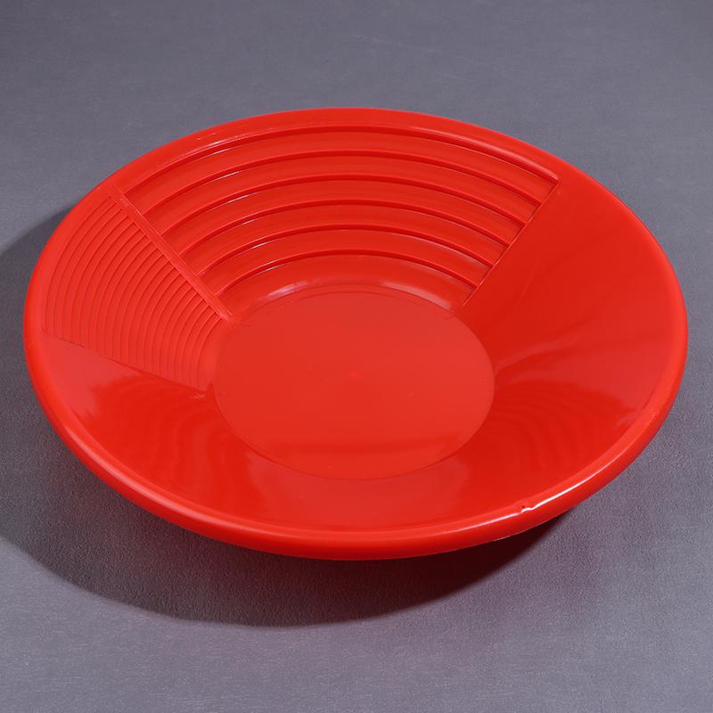 Plastic Gold Pan With Riffle Design Ergonomic Gold Panning Tool For Gold Mining Metal Detect Outdoor Wash Gold Panning Equipment