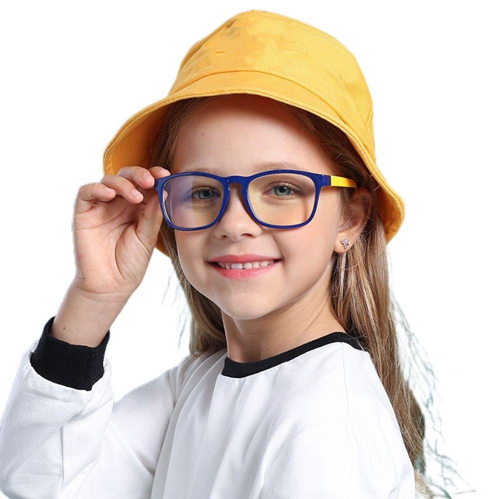 Silicone Kids Glasses Eye Protection Ultra Light Frame Comfortable Eyeglasses Children Boys Girls