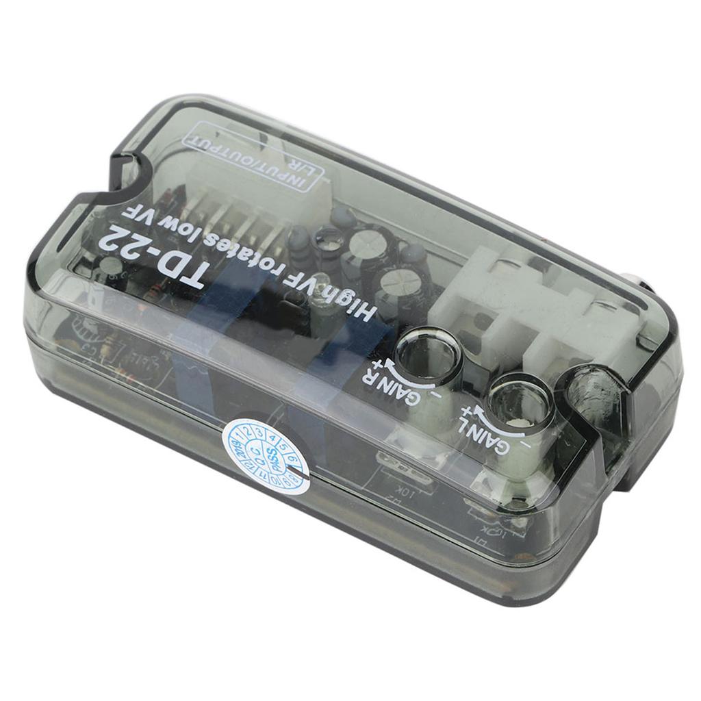 Convertor Audio Auto Stereo High to Low Frequency Convertor Nivel Difuzor cu Fir de Control