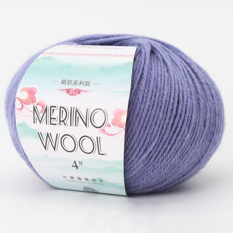 Premium Wollknäuel 50g Mitteldickes Garn Handgestrickt DIY Häkeln Pullover Schal Garn Merinowolle Wollknäuel