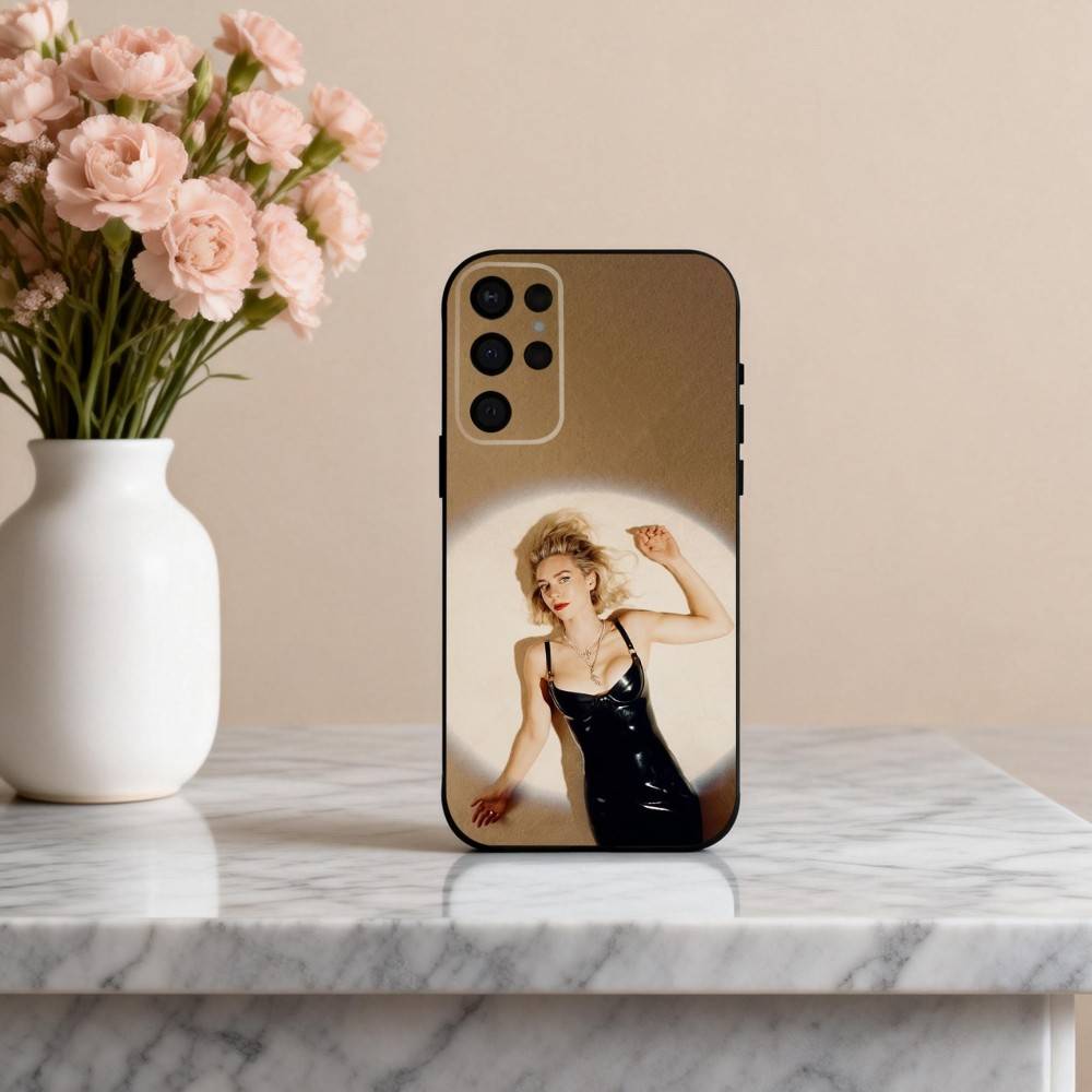 COOL V-Vanessa K-Kirby Actress Phone Case For Samsung S25,S24,S21,S22,S23,S30,Ultra,S20,Plus,Others Soft Black Cover