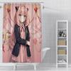 Duschvorhang Wasserdichtes Polyestergewebe Farbe Bunte Vorhänge Anime Spy x Familys Niedliches Gaming Zuhause Badezimmerdeko Mit Haken