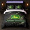 John Deere Print 3Pcs Bedding Set Duvet Cover With Two Pillowcases Soft Bed Linen For Household Bedroom