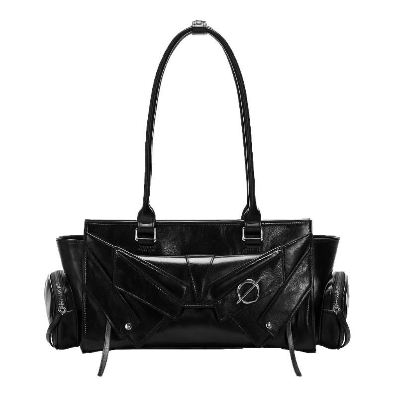 Genuine Leather Women's Bags Niche Design Shoulder Bags Women's Spring and Summer New Large-capacity Underarm Bags First-layer Cowhide Women's Bags