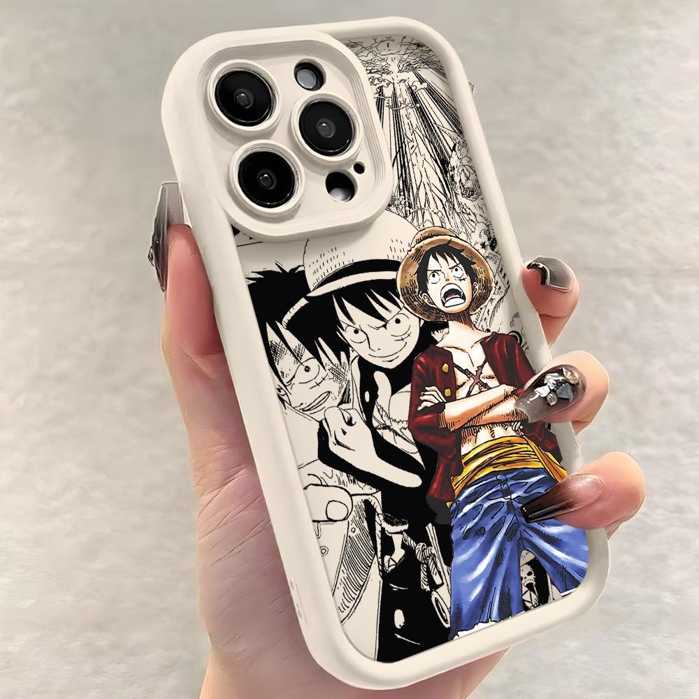 Ones Pieces Luffys Zoros Phone Case for Samsung S26 S25 S24 S23 S22 S21 S20 F06 M16 Note 20 FE Plus Ultra 4G 5G Soft Silicone