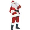 Abbigliamento di alta qualità di Babbo Natale a pelo lungo, set di abbigliamento di Babbo Natale natalizio cos abbigliamento natalizio