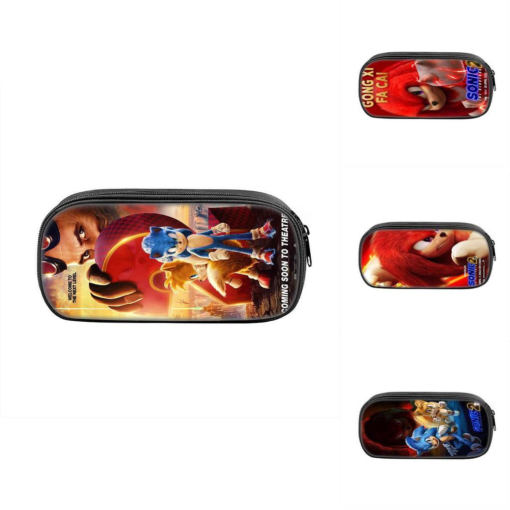Sonic The Hedgehog Etui Van Nylon Materiaal Voor Schoolleerlingen En Verzamelaars