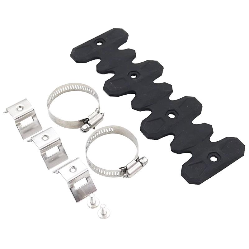 Motorcycle Exhaust Pipe Silicone Heat Shield Protector Anti Scald Guard Cover With Clamp For Dirt Bike Off Road Motorbike Repair