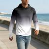 Men's 50 Plus Sun Hoodie Long Sleeve Lightweight Stretch Quick Dry Hooded Shirt for Outdoor Activities