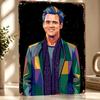 Jim Carrey Pop Art Portrait D Texture Metal Poster Customized Wall Art Tin Sign Gift for Mancave Decor Living Room Wand Deko