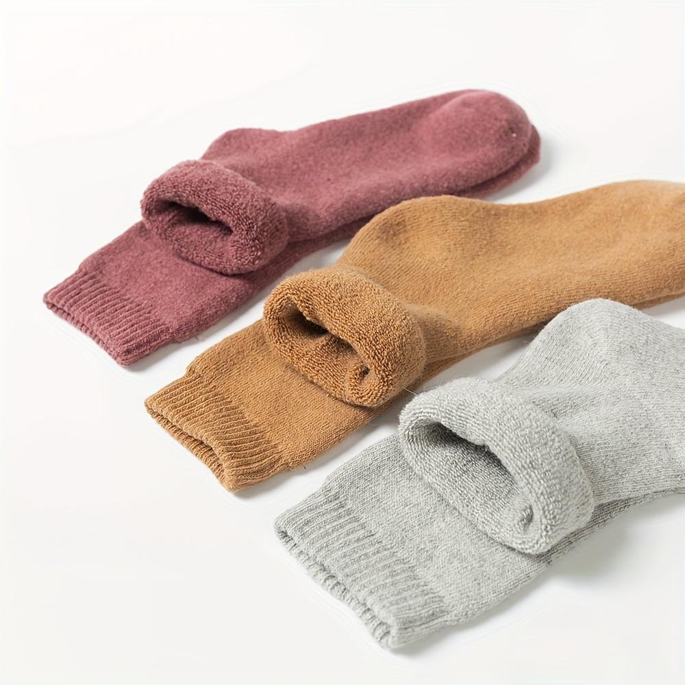 Thickened Terry Socks Ultra-Soft Comfort Warm Wool Socks  Men Winter Mid-Calf Tube Socks