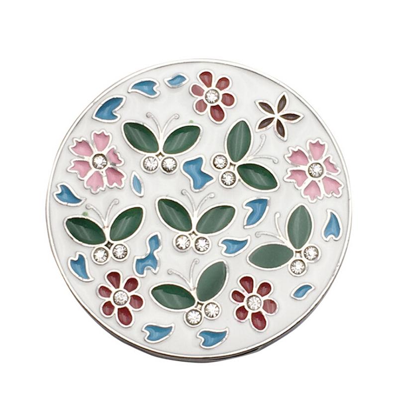 Folding Bag Handbag Hook Purse Tote Flower Shape Metal Bag Table Hanger Holder