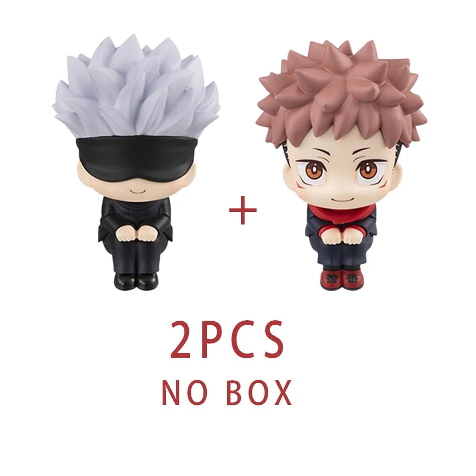 Anime Spell Battle Character Handheld Q Version Tiger Staff Yuren Gojo Gojo PVC Model Anime Peripheral Gifts Car Doll Ornament