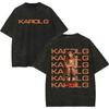 Vintage Tvättad Karol G Tropicoqueta Tour 2026 T-shirts Herr Dam Mode Popmusik T-shirt Sommar Avslappnad Lös Bomulls-T-shirt