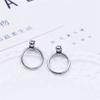 Cute Stud Earring Holder Earrings Earrings for Women Geometric Vintage Round
