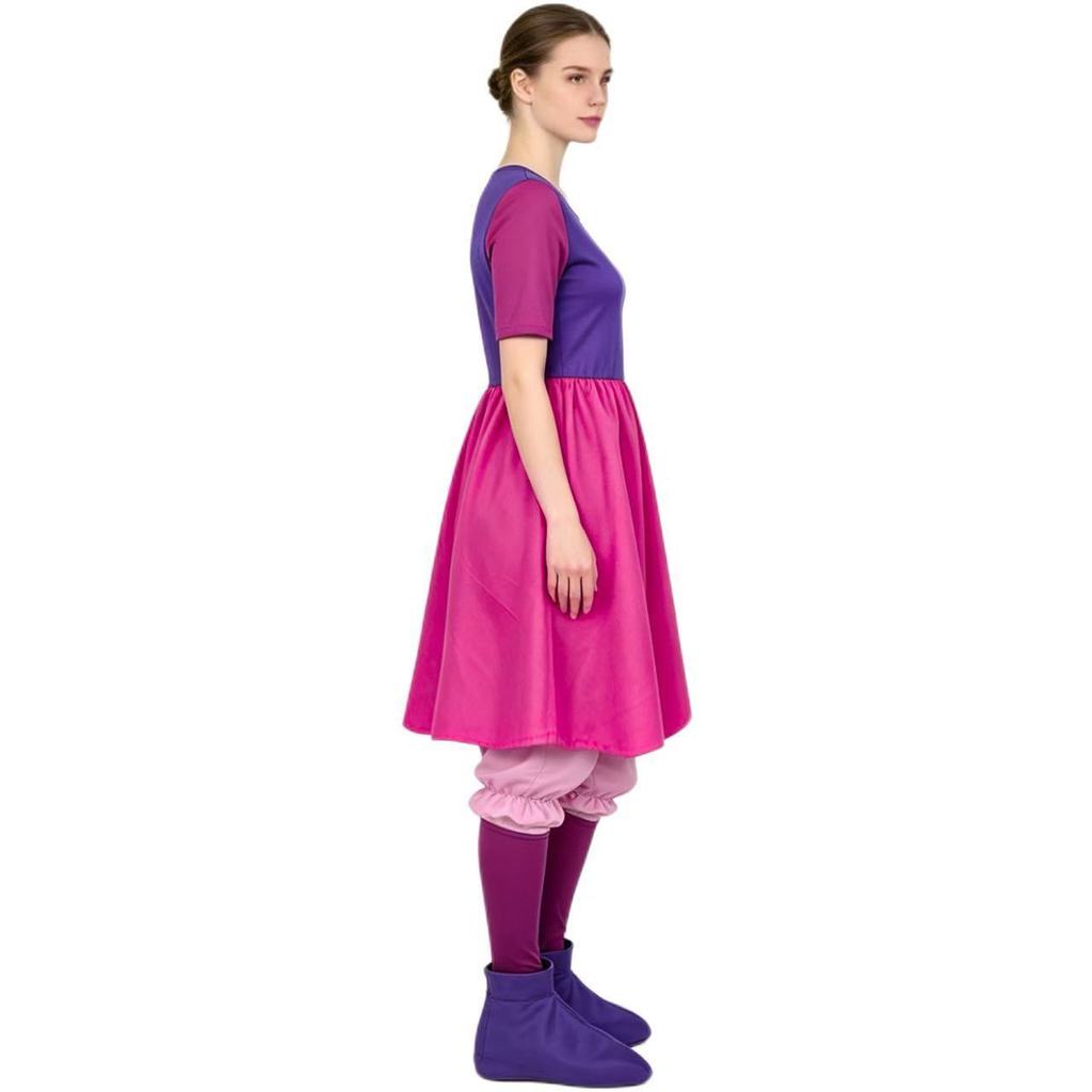 The Sword In The Stone Cosplay Costume With Short Skirt And Socks For Costume Parties