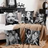 Scandinavian Simple Sexy Supermodel Kate Moss Pillow Case Square Pillow Bedroom Sofa Leisure Comfort Cushion Car Home Decoration
