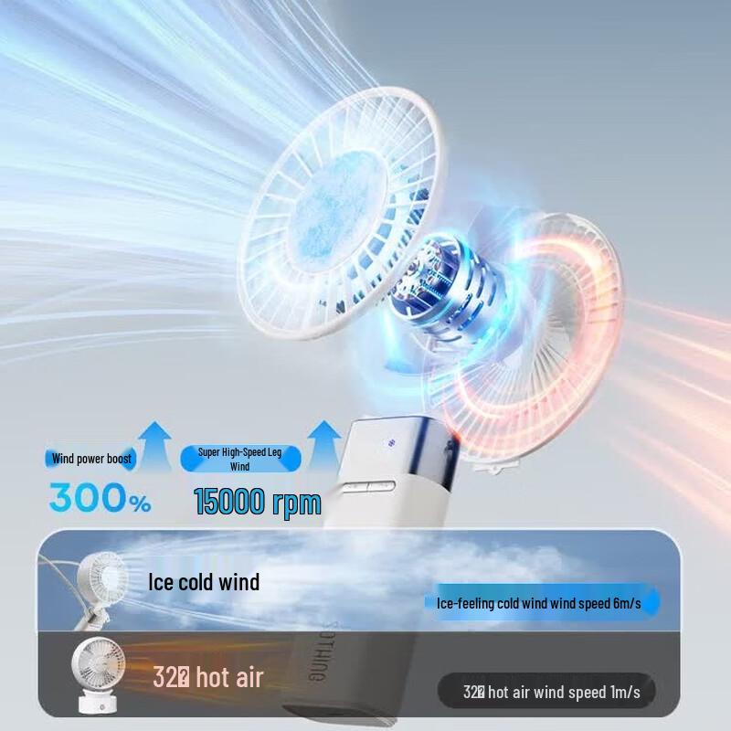 SOTHING Ice Z Plus Portable Folding Cooling Handheld Fan