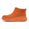 Fitflop F-Mode Suede Flatform Zip Ankle Buty