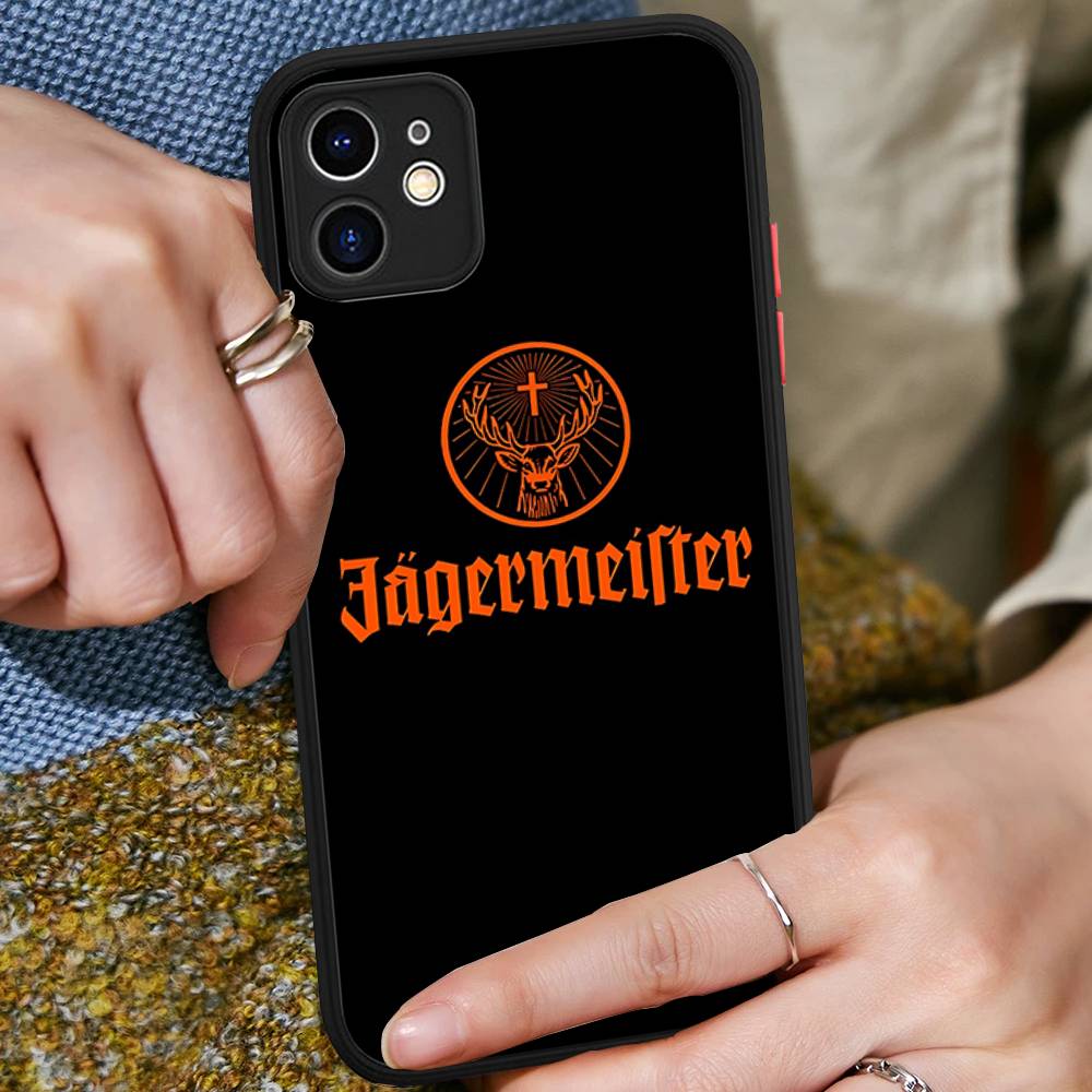 Hot J-JaegermeisterS Phone Case For iPhone 16 15 14 11 12 13 Pro Max Plus 12 XS Max Back Cover Matte Case