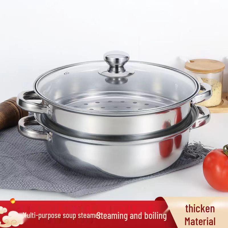ZISIZ Double-Layer Multi-Purpose Steamer Pot