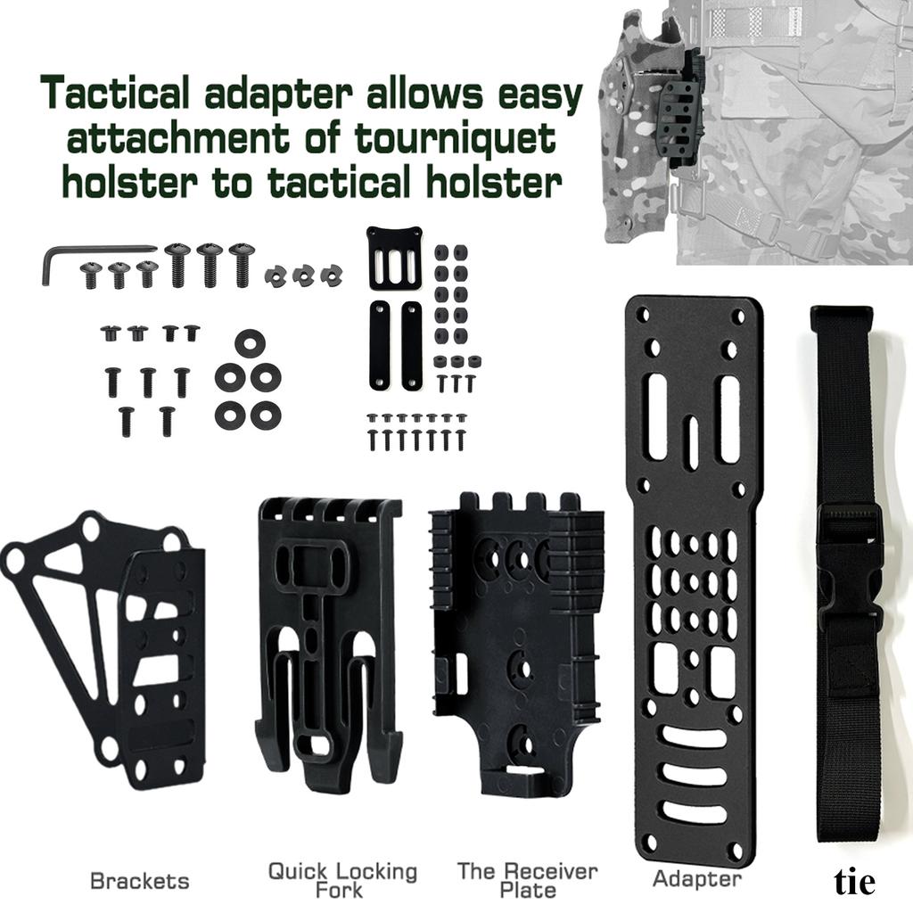 Tourniquet Holder for Gun HolsterTourniquet Holder Mount Adapter for Qls Tactical Gear Accessories with Gear Duty Belt Attachmen