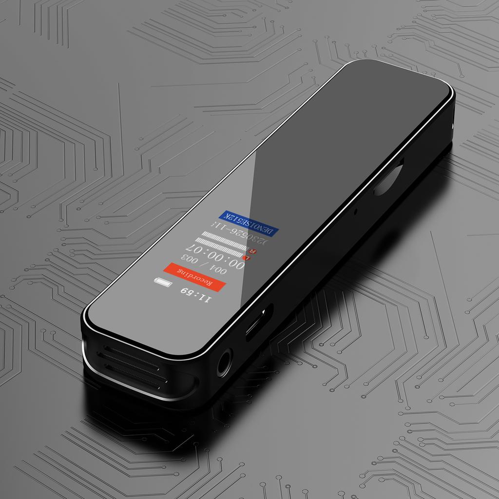 Bisofice 64GB Digital Voice Recorder Voice Activated O Recording Noise Reduction with Playback