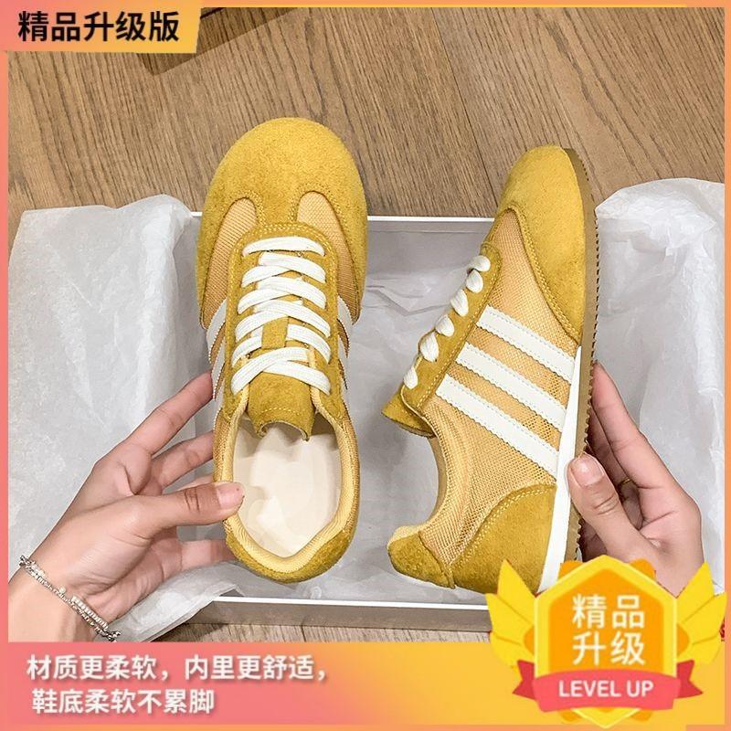 Forrest Gump Shoes Women's Shoes New Spring and Summer Flat-bottomed German Training Shoes Versatile Retro Sports Casual Lightweight Board Shoes