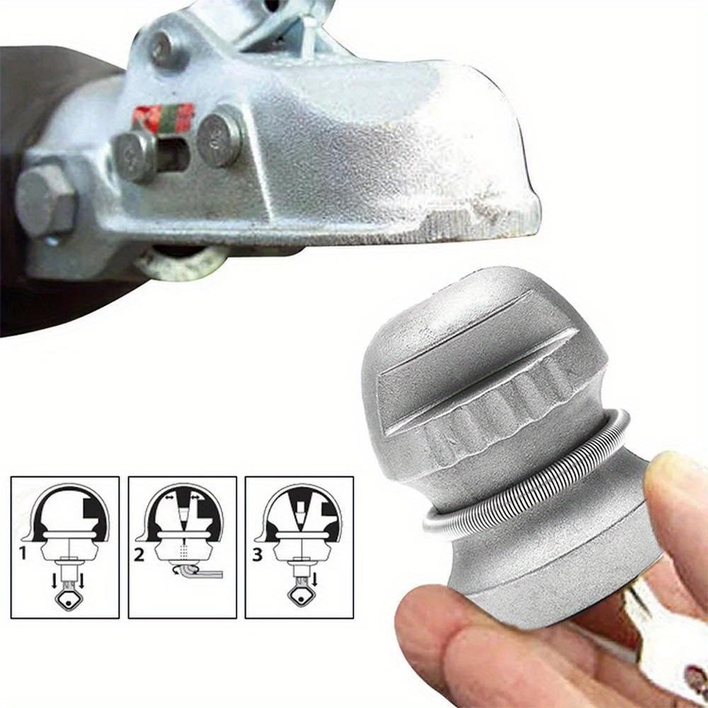Anhängerteile aus Zinklegierung, Kugelsperre für Anhängerkupplung, Anhängerkupplung, Wohnwagen, universelle Diebstahlsicherung, Autoersatzteile