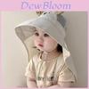 Childrens Sun Protection Hat With Wide Brim And Uv Shield For Summer Outdoor Play