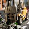 Fernbedienung Mini RC Auto Gabelstapler 1:64 Desktop-Legierungssimulation Ingenieurfahrzeug Sound-Simulation Kinderspielzeug