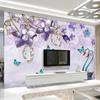Mural Wallpaper 3d Luxury Swan Flower Jewelry Wall Painting Living Room Tv Sofa Bedroom Home Decor Wall Paper