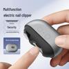 Compact 3-in-1 Electric Nail Care Set for Seniors & Kids: Clipper, Grinder, Polisher, Anti-Pinch Design, Portable.
