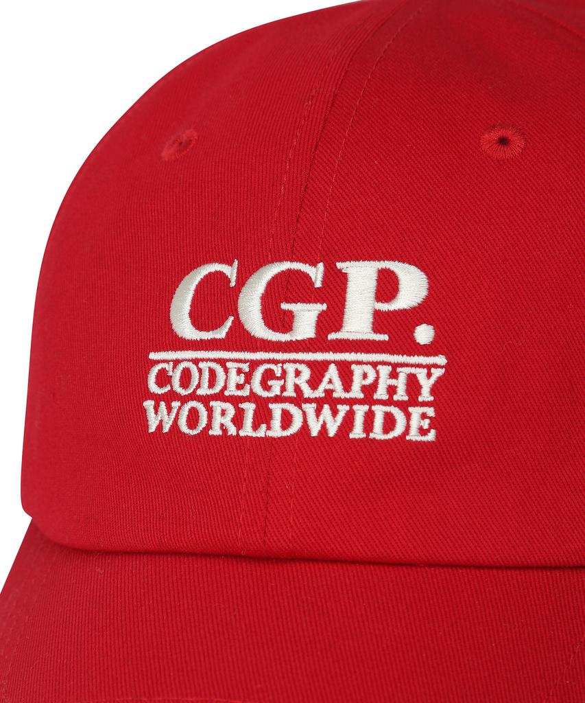 CGP Square Logo Ball Cap - Red