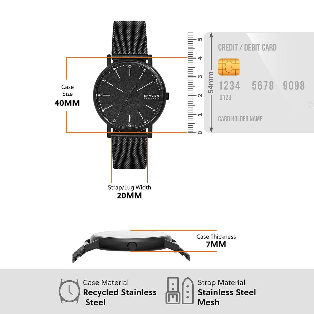 Uhr SIGNATUR SKW6579 Regular Import Schwarz [Skagen] Herren
